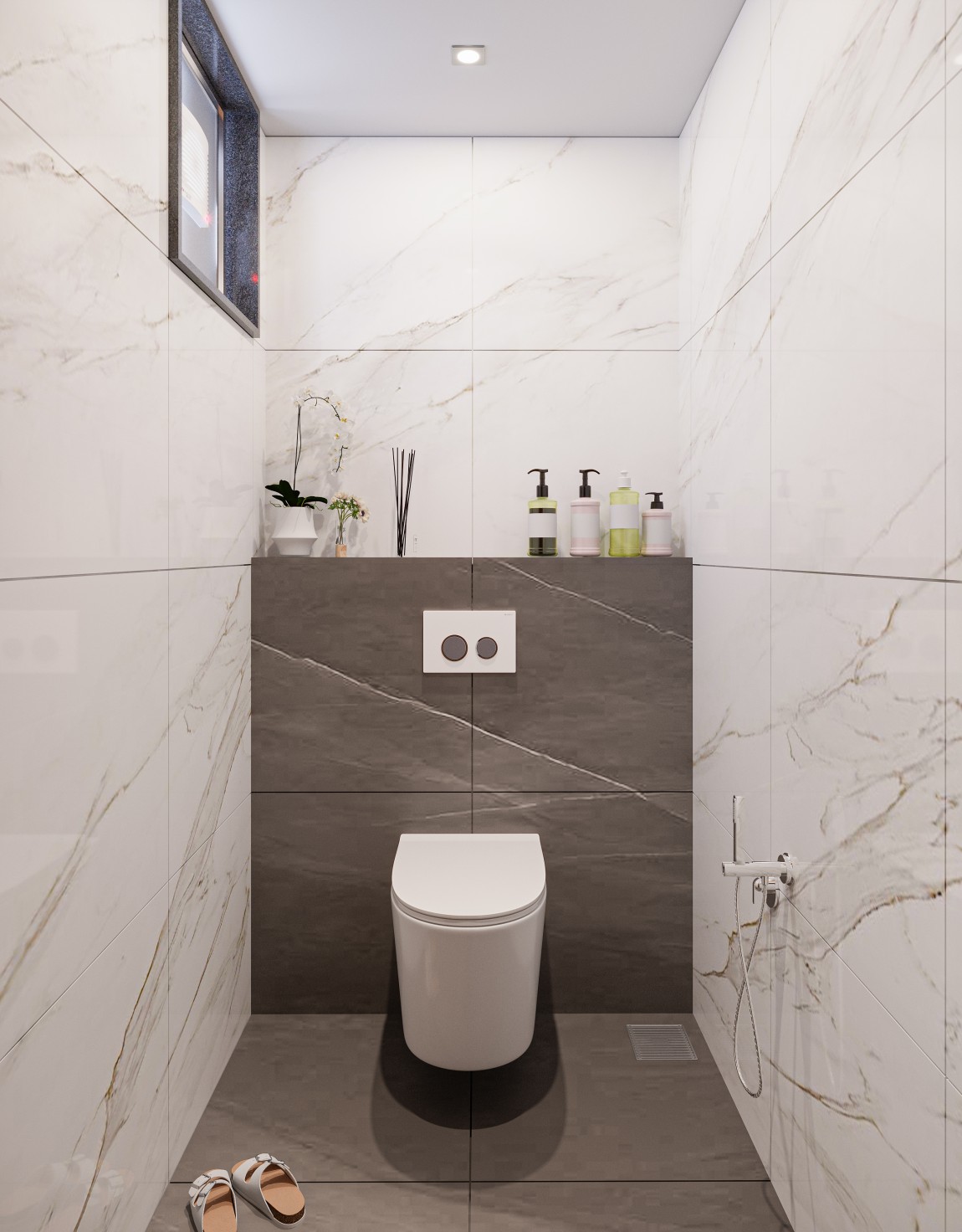 Detail Of Minimal Bathroom Design