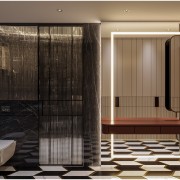 The Gilded Stone Bathroom