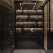 The Gilded Stone Bathroom