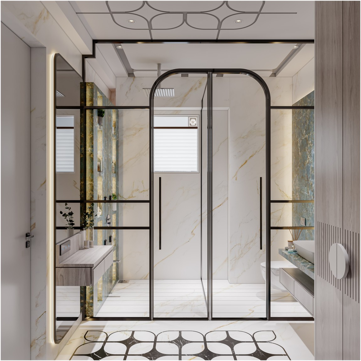 Aquarca Sanctum Luxury Bath & Wardrobe Suite