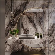 Obsidian Veil Bathroom