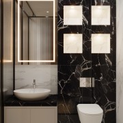 Black Vein Atelier Bathroom