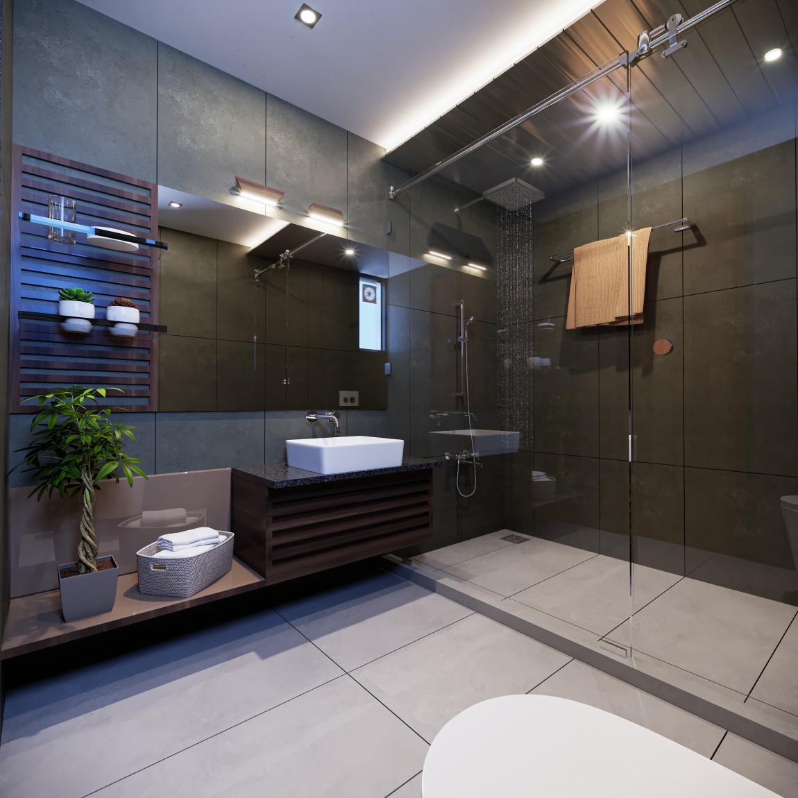 Bathroom With Exclusive Concept