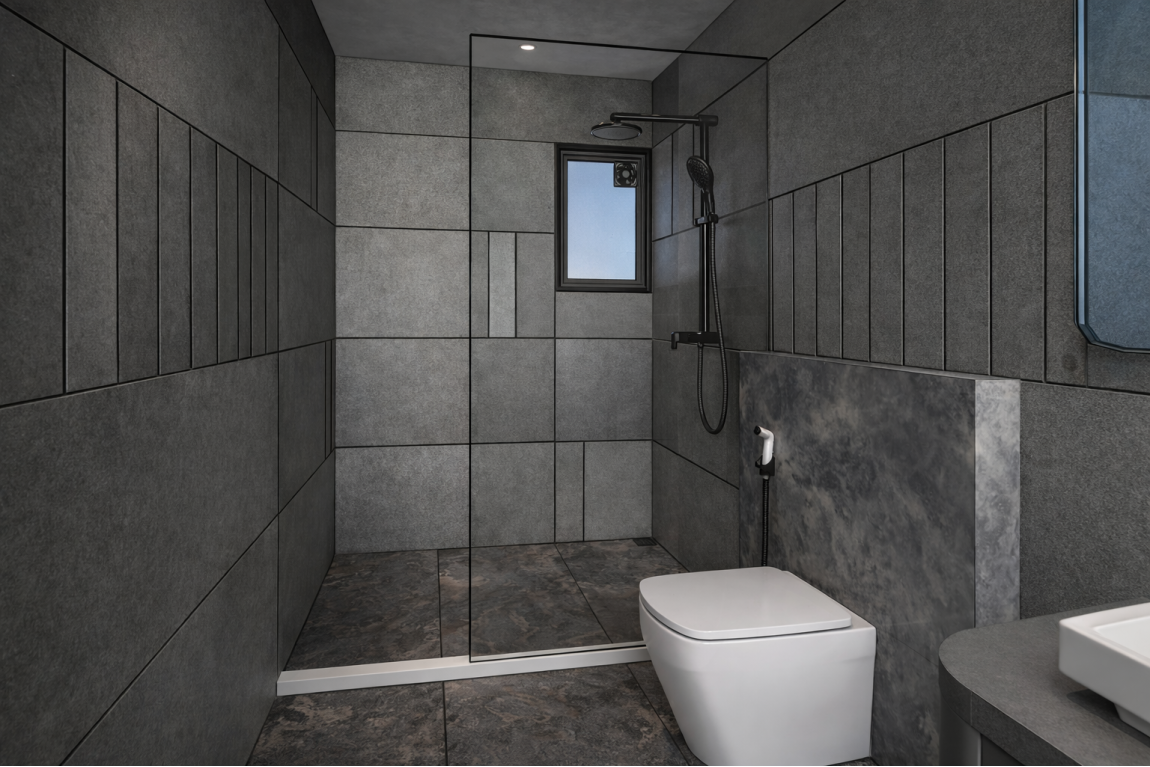 Urban Slate Bathroom
