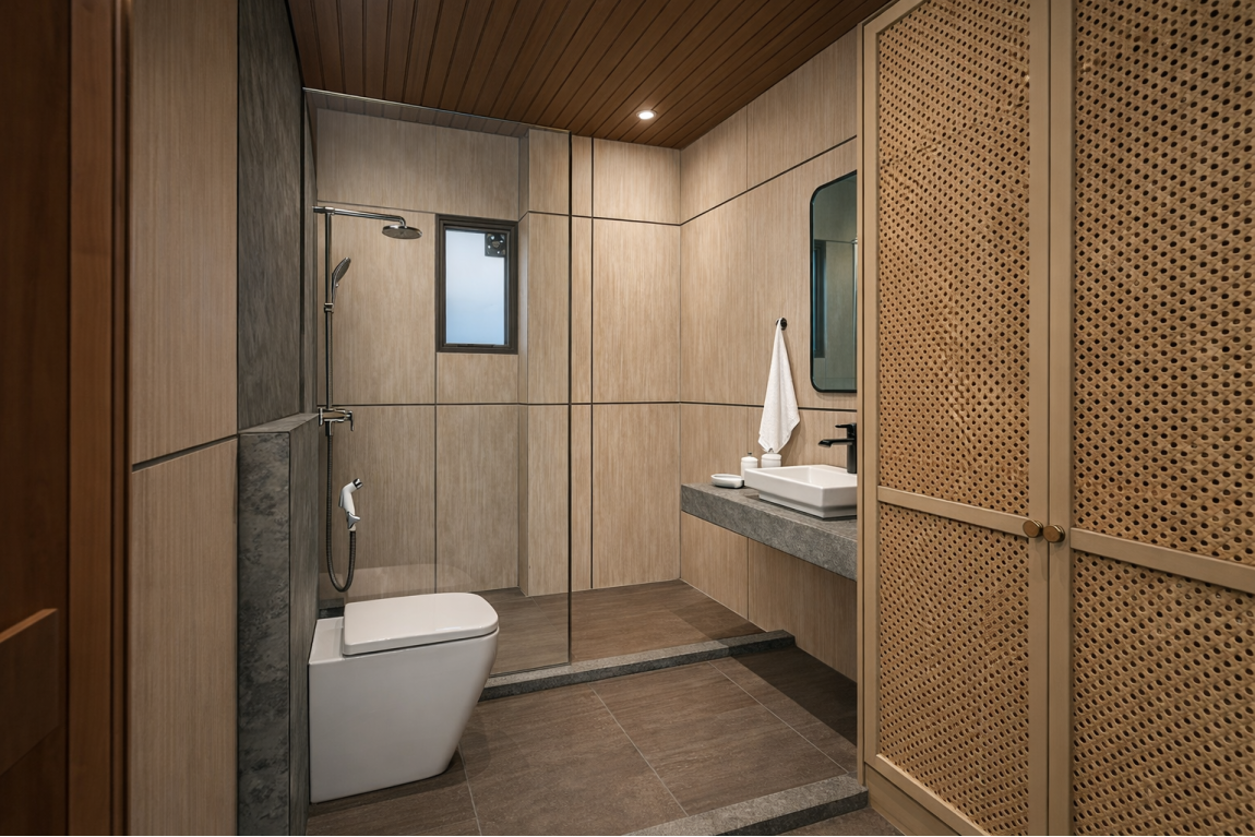 Soft Grain Bathroom