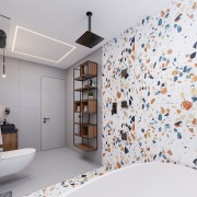 Modern minimalist Bathroom interior