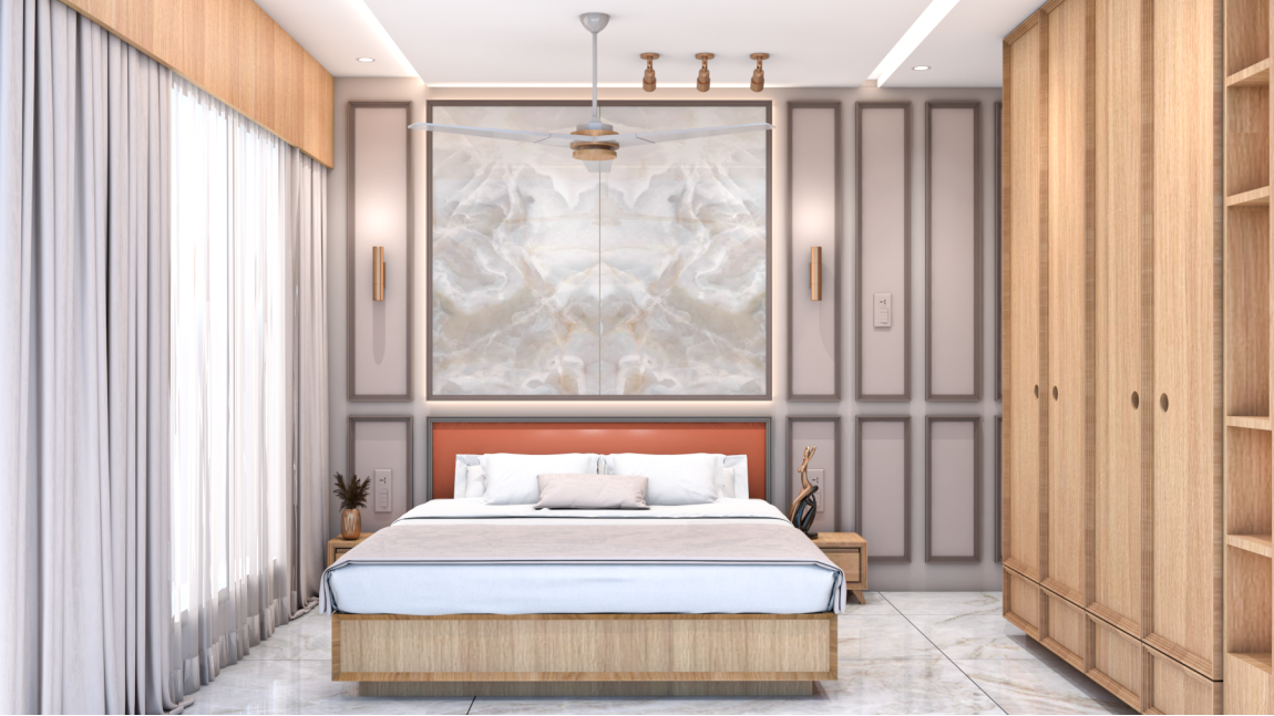 A Contemporary Master Bedroom