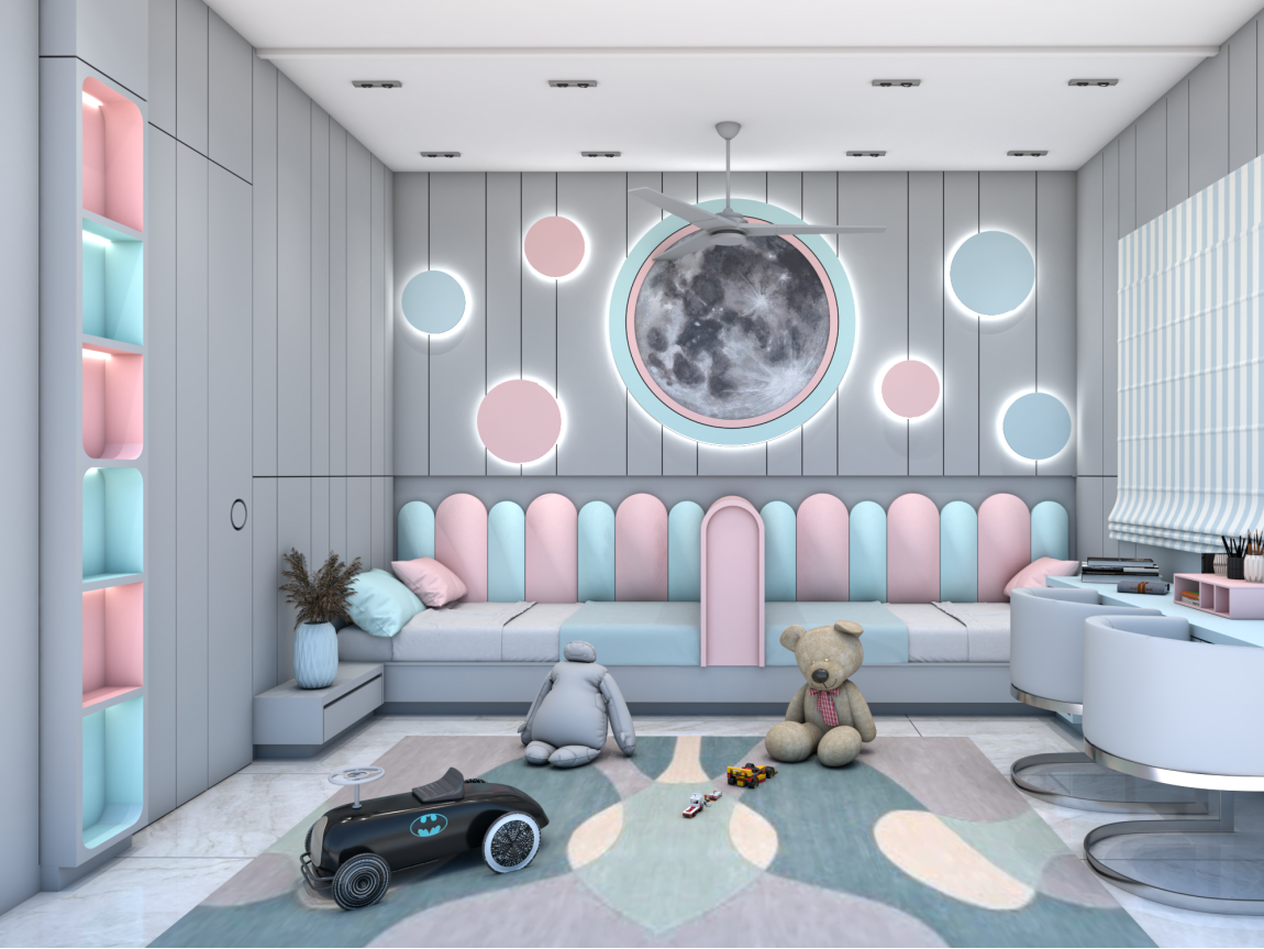 Clestial Luxe Kids Bedroom