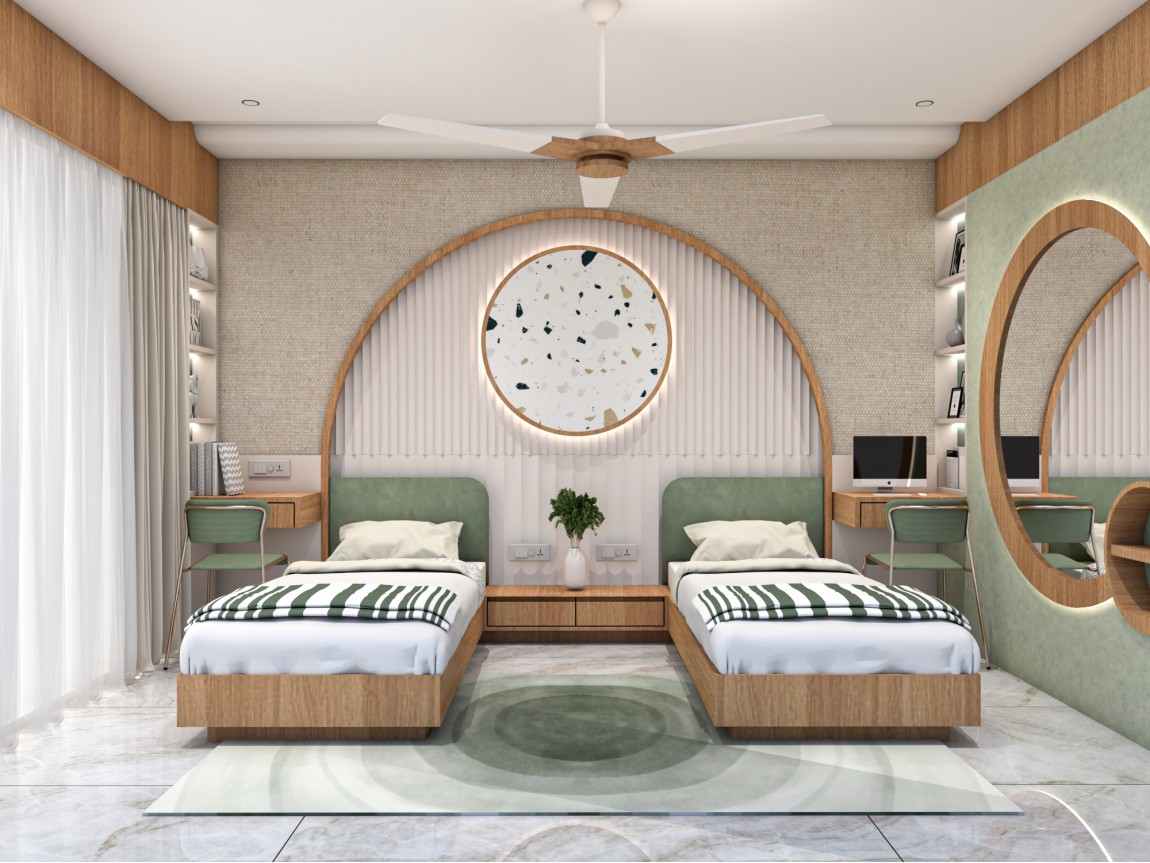 Olive Crest Twin Bedroom