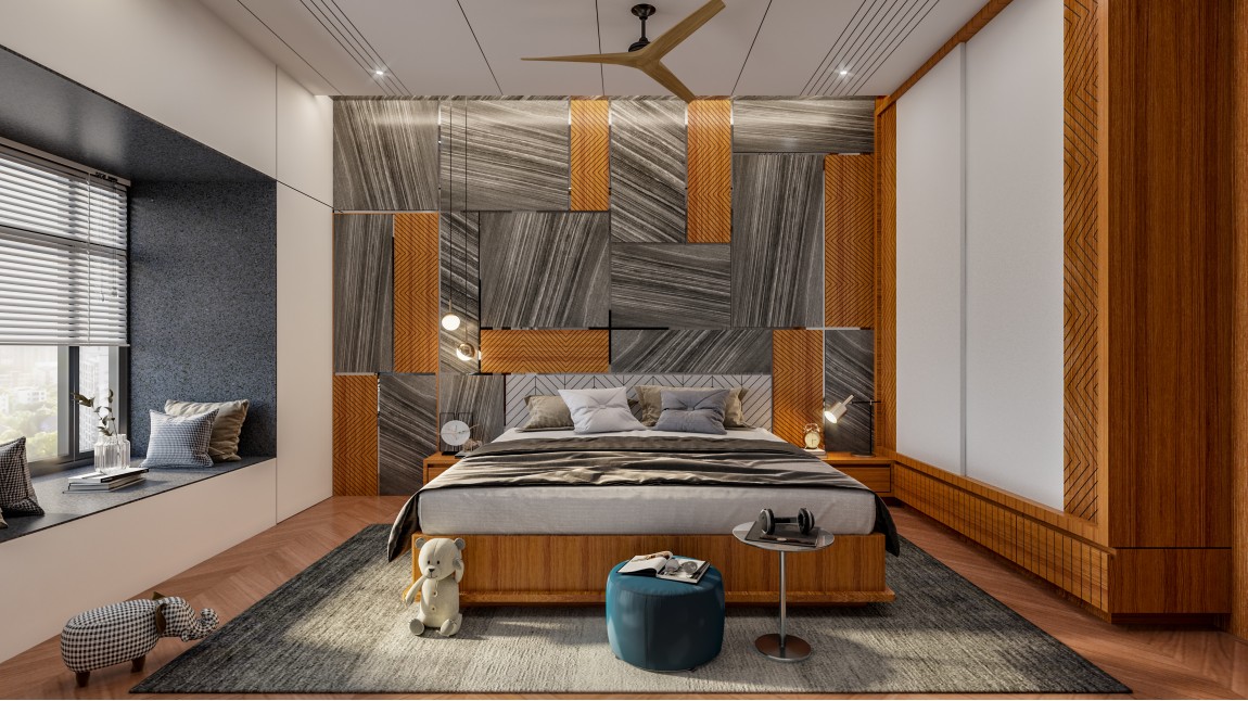Eclectic Styled Bedroom Design