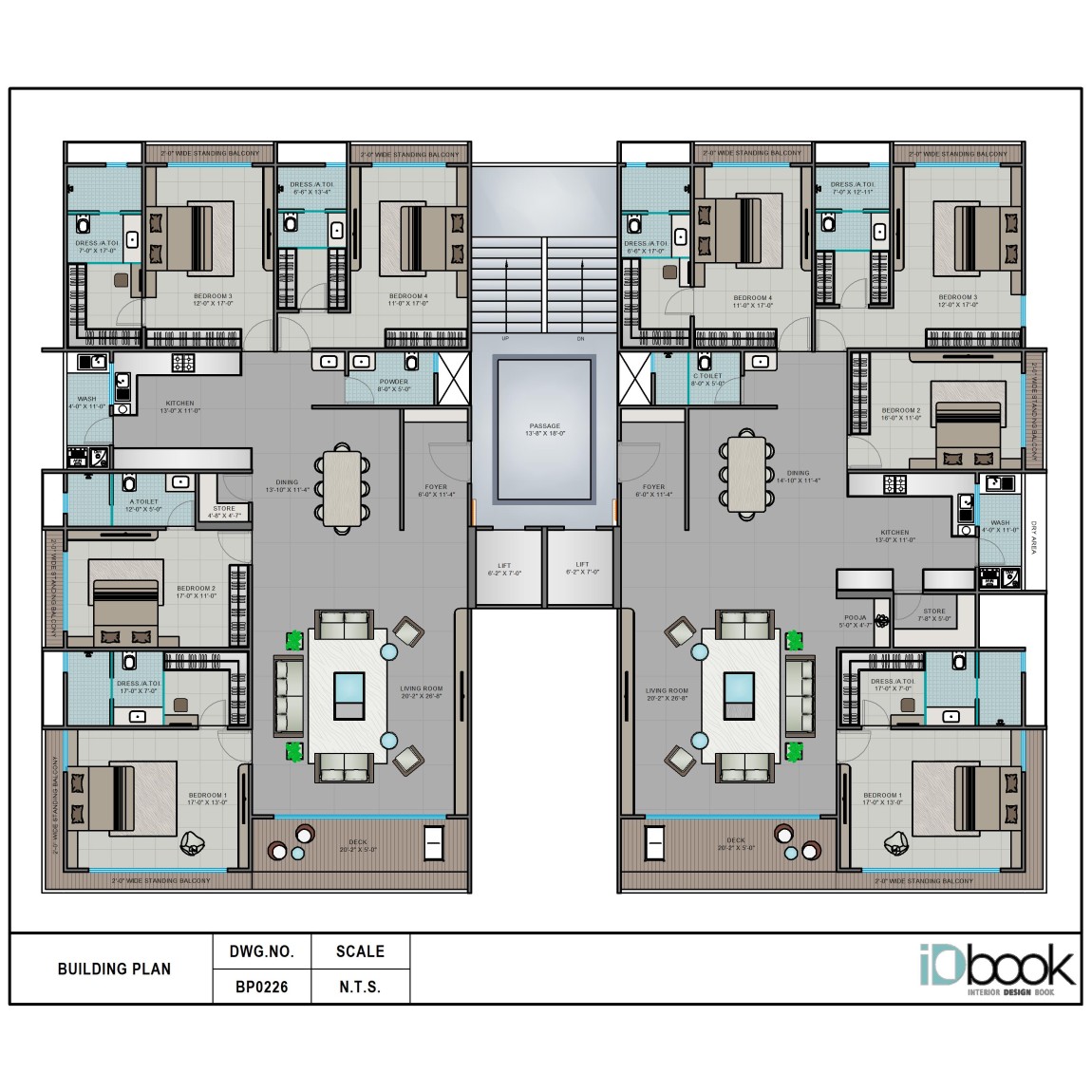 Modern Grandeur 4BHK Apartment