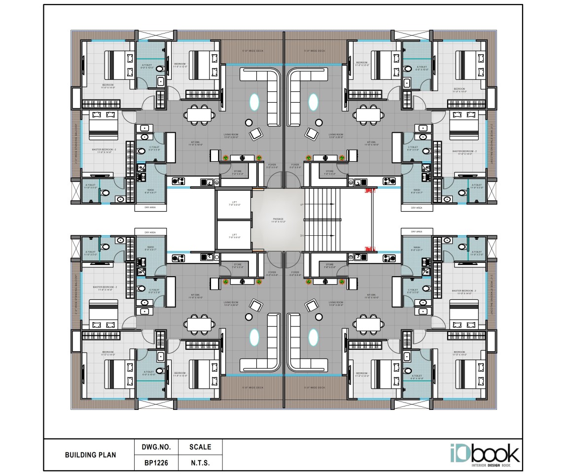 Contemporary 3BHK Living Space