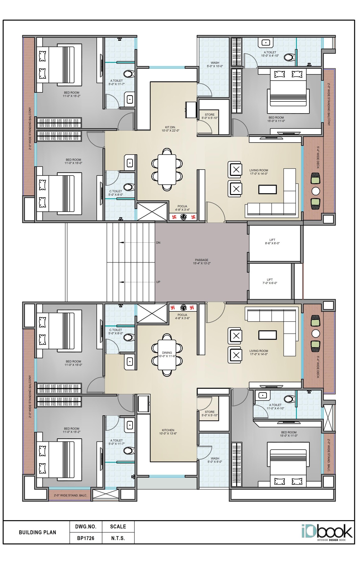 Well-Planned 3BHK Flat