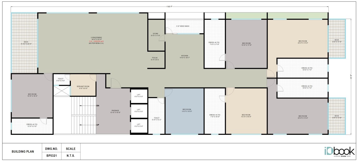 A Singular spacious flat