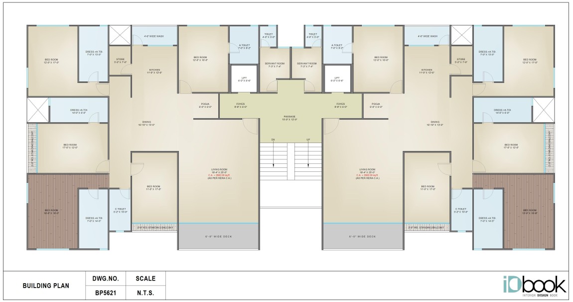 5BHK flat with inspiring Design