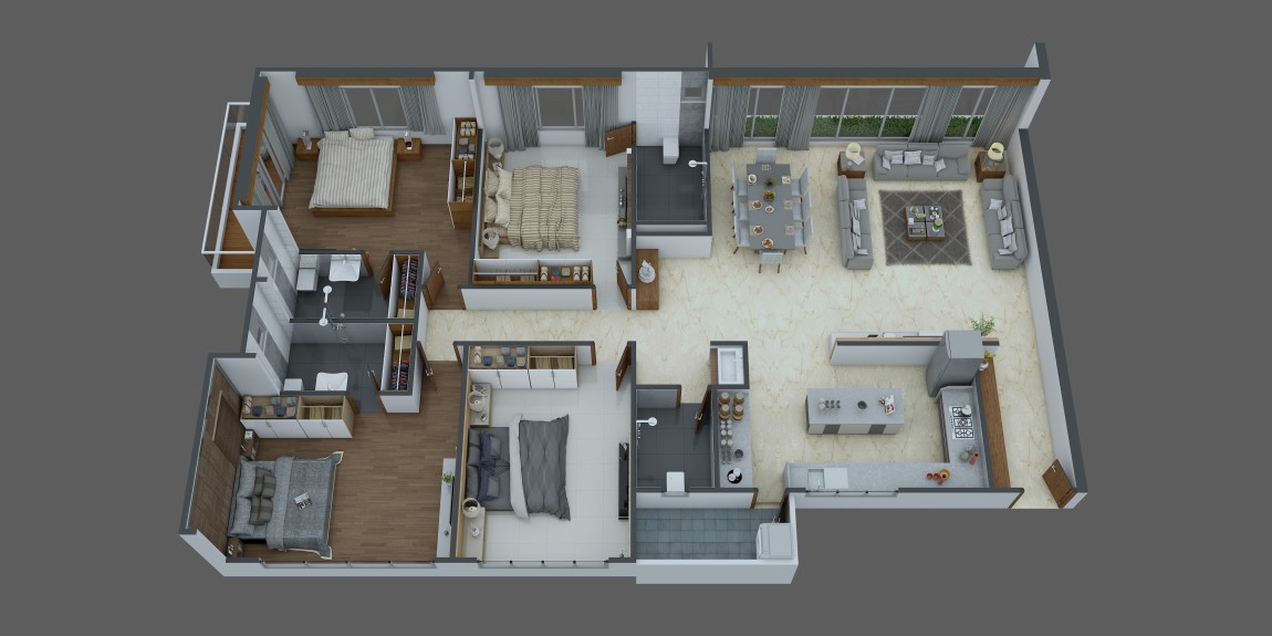 4BHK Modern Dwelling