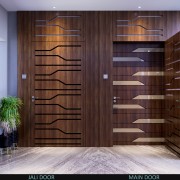 Asymmetric Pattern Design on Front-Jali Door