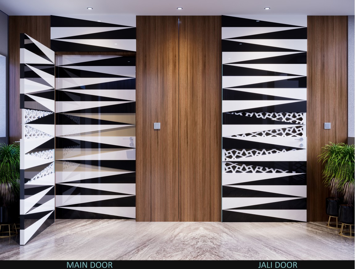 Trendy Front Double Door Idea