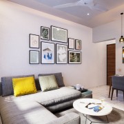 Minimalist Living Room Drawing