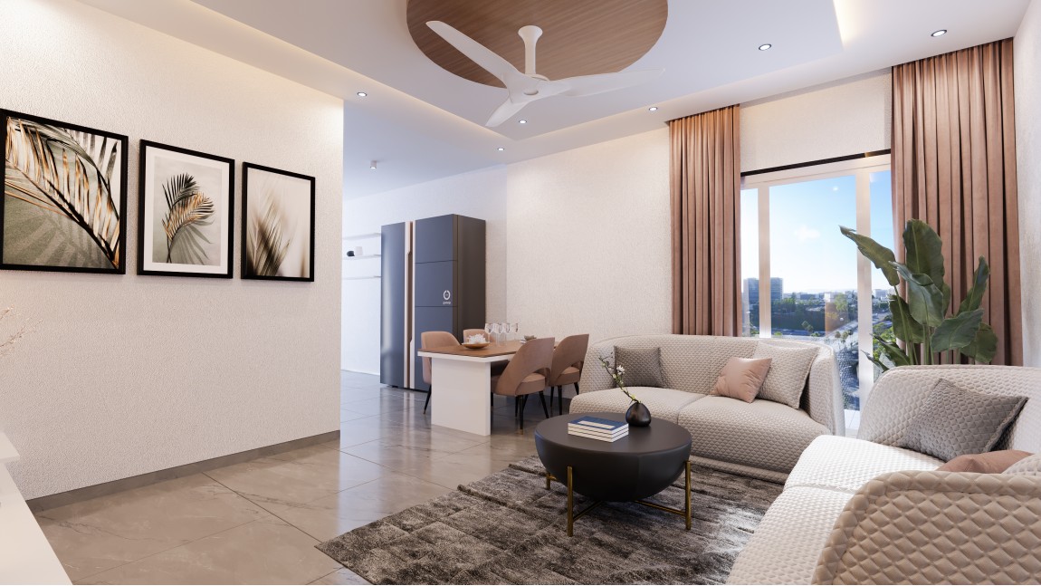 Spacious Living Room Detail