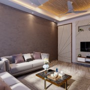 Bright & Cozy Living Room Design