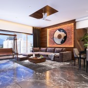 Luxurious apartment’s living room