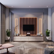 Lavish layered TV Unit