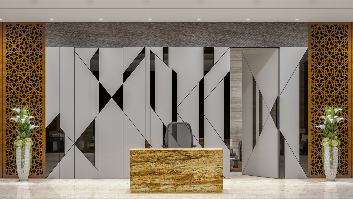 Monochrome Wall Paneling