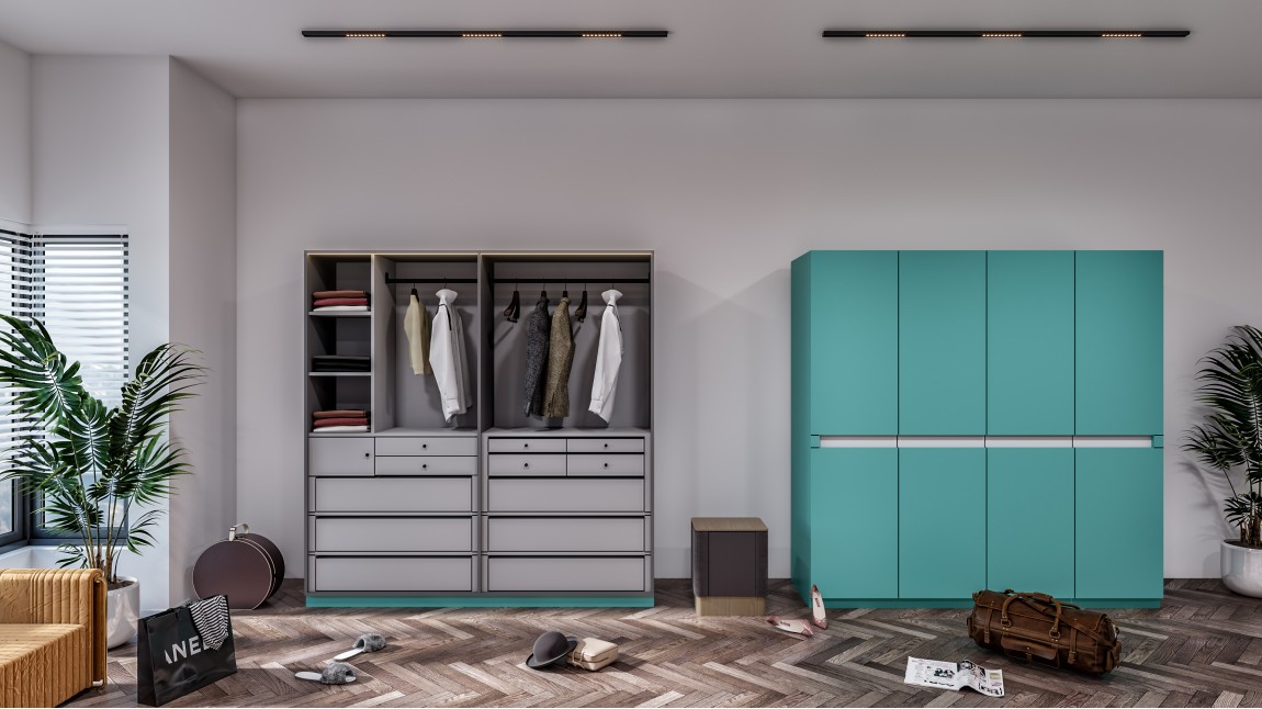 Teal Wardrobe