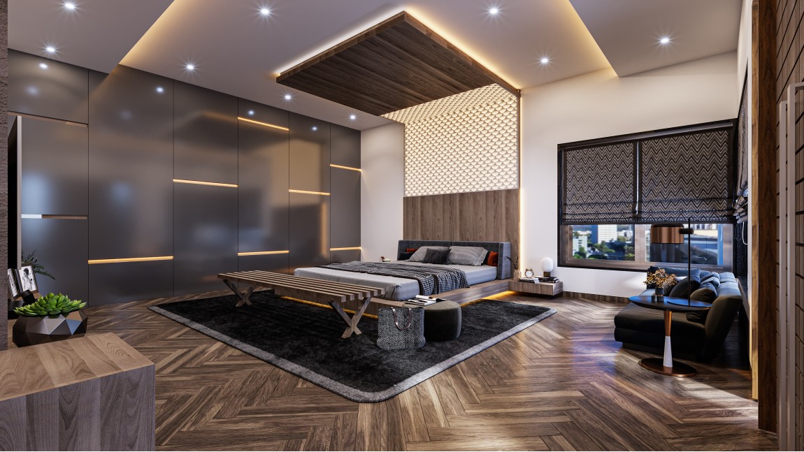 Modern Classic Themed Bedroom