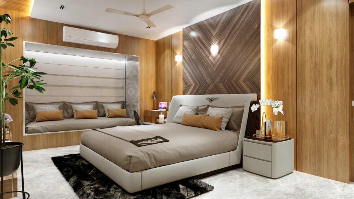 Luxurious bed room