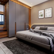 Tidy bedroom design