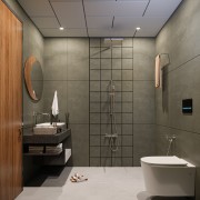 Ivory Color Base Bathroom Concept