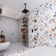 Modern minimalist Bathroom interior