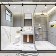 Contrasting Bathroom Design Concept
