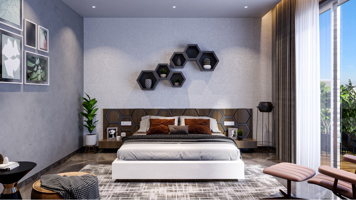 Bedback that represents calmness 