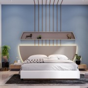 Super clever Bedback design for small space