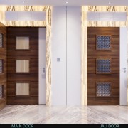 Aesthetic Entry-Jali Door Concept