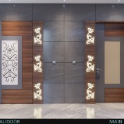 Elegant Front-Jali Door Concept
