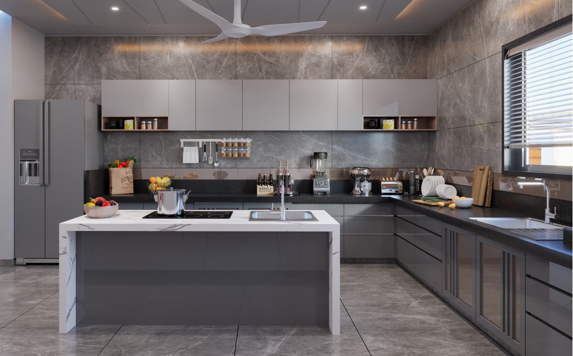 Gorgeous Grey Kitchen Concept