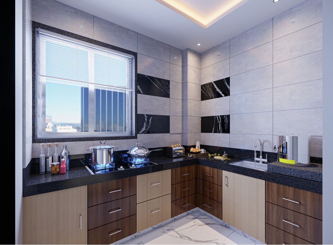 L-shape Kitchen Design