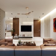 Voguish Living room design   