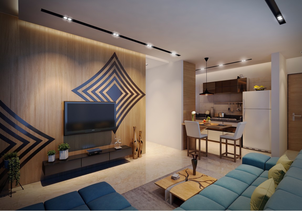 Living room with modern simplicity 