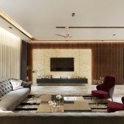Living room with Posh Decor