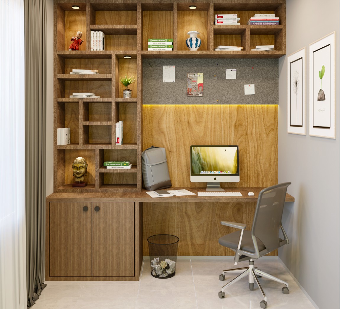 Mid Retro Style Study Table
