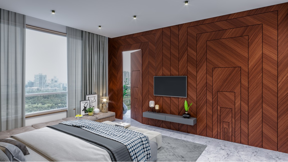 3D Effect in Wall Paneling 